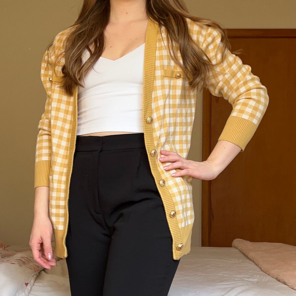 Plaid Joie Cardigan